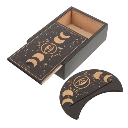 HOODANCOS 1 Satz Holz Tarot Karten Aufbewahrungsbox mit Ständer Praktische Tarotkarte Aufbewahrung für Zuhause Bar Restaurant und Geschenkidee für Tarotliebhaber HOODANCOS 1 Satz Holz Tarot Karten Aufbewahrungsbox mit Ständer Praktische Tarotkarte Aufbewahrung für Zuhause Bar Restaurant und Geschenkidee für Tarotliebhaber von HOODANCOS
