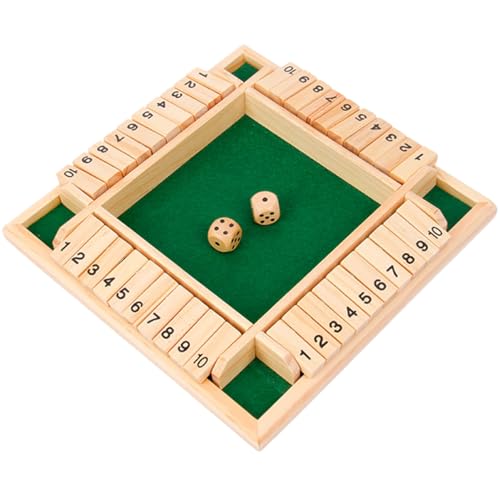 HOODANCOS 1 Satz Holzspiel Zahlenwürfelspiel Interaktives Brettspiel für Partys Geeignet für Spieler Fördert Mathematik und Intelligenz Unterhaltsames Familienspiel mit Holzbrett und HOODANCOS 1 Satz Holzspiel Zahlenwürfelspiel Interaktives Brettspiel für Partys Geeignet für Spieler Fördert Mathematik und Intelligenz Unterhaltsames Familienspiel mit Holzbrett und von HOODANCOS