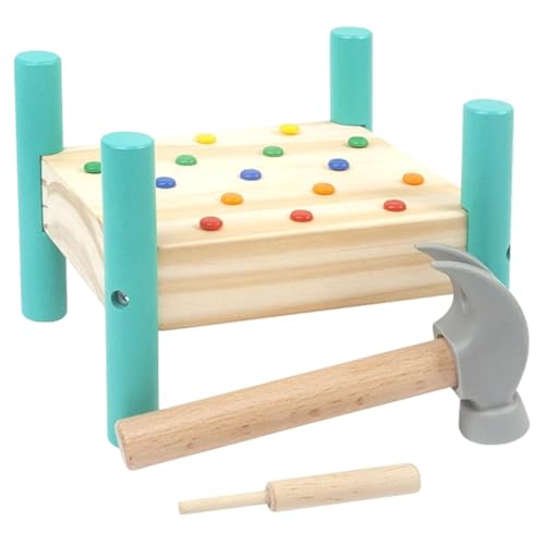 HOODANCOS 1 Satz Holzspielzeug für Farbiges Klopfspielzeug Kreativität und Lernfähigkeiten für Entwicklung von Reaktionsvermögen und Farbverständnis HOODANCOS 1 Satz Holzspielzeug für Farbiges Klopfspielzeug Kreativität und Lernfähigkeiten für Entwicklung von Reaktionsvermögen und Farbverständnis von HOODANCOS