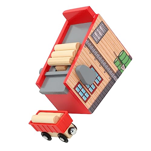 HOODANCOS 1 Satz Holzspielzeug für Holzblöcken und Szenenaccessoire Lernspielzeug für Kreative Spielmomente Hand Augen Koordination von HOODANCOS