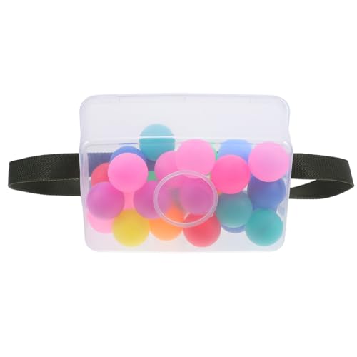HOODANCOS 1 Satz Interaktives Schüttelball Spielset mit Bunten Pong Bällen und Hochwertigem Gürtel für Partys Familienfeiern und Freizeitaktivitäten Spaß von HOODANCOS