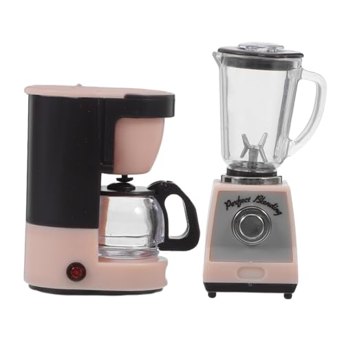 HOODANCOS 1 Satz Maßstab Kaffee und Mixer für Puppenhaus Küchenaccessoires und Dekorationen für Interaktives und Kreative Szenen von HOODANCOS