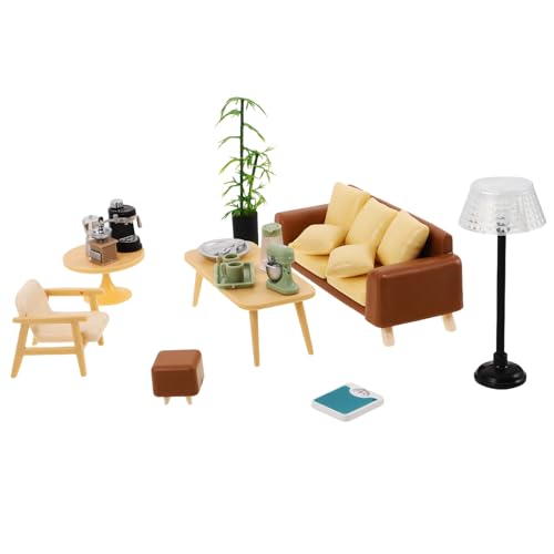 HOODANCOS 1 Satz Maßstab Sofa Stuhl Couchtisch für Wohnzimmer Dekoration und Fotorequisiten für Sammler HOODANCOS 1 Satz Maßstab Sofa Stuhl Couchtisch für Wohnzimmer Dekoration und Fotorequisiten für Sammler von HOODANCOS