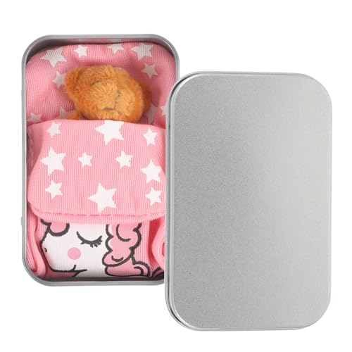 HOODANCOS 1 Satz Mini Bär in Geschenkbox Plüschspielzeug für Kinderzimmer Dekoration Süßer für Mädchen Perfektes für Geburtstagsfeiern Leicht und Tragbar für Zuhause und Büro von HOODANCOS