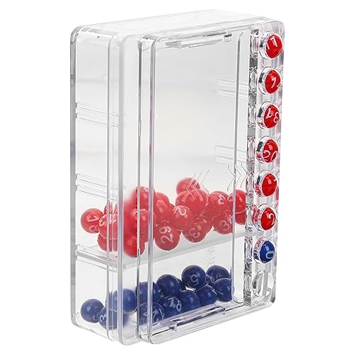 HOODANCOS 1 Satz Mini Lotteriemaschine mit Zahlenpicker Lustige Glücksspielmaschine für Cafés Restaurants Nachtclubs und Partys Transparentes Design für Faire Ergebnisse HOODANCOS 1 Satz Mini Lotteriemaschine mit Zahlenpicker Lustige Glücksspielmaschine für Cafés Restaurants Nachtclubs und Partys Transparentes Design für Faire Ergebnisse von HOODANCOS