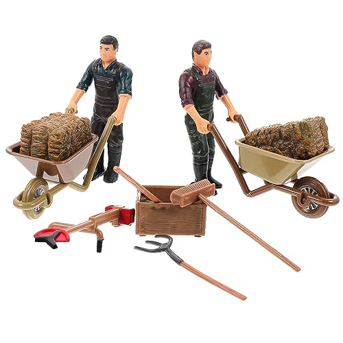 HOODANCOS 1 Satz Miniatur Bauernhof Set Teiliges Zubehör für Desktop Bauernhof Dekoration Realistische Figuren und Werkzeuge für Kreative Rollenspiele und DIY HOODANCOS 1 Satz Miniatur Bauernhof Set Teiliges Zubehör für Desktop Bauernhof Dekoration Realistische Figuren und Werkzeuge für Kreative Rollenspiele und DIY von HOODANCOS