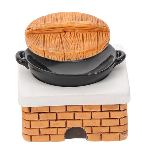 HOODANCOS 1 Satz Miniatur Küchenmöbel Set Realistisches Kochmodell mit Herd für Puppenhaus Zubehör für Kreative Spielwelten und Miniaturküchen HOODANCOS 1 Satz Miniatur Küchenmöbel Set Realistisches Kochmodell mit Herd für Puppenhaus Zubehör für Kreative Spielwelten und Miniaturküchen von HOODANCOS