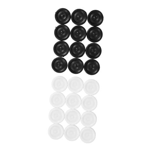 HOODANCOS 1 Satz Plastik Schachfiguren Ersatzstücke für Brettspiele für Unterricht und Kunstprojekte Durchmesser Leicht und Tragbar Spielsteine für Schach und Mehr von HOODANCOS