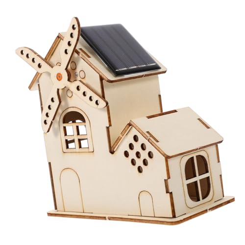 HOODANCOS 1 Satz Solarbetriebene Windmühle Bausatz für DIY Holzspielzeug für Kreatives Lernen und Experimentieren für Jungen und Mädchen Technikverständnis und Problemlösungsfähigkeiten HOODANCOS 1 Satz Solarbetriebene Windmühle Bausatz für DIY Holzspielzeug für Kreatives Lernen und Experimentieren für Jungen und Mädchen Technikverständnis und Problemlösungsfähigkeiten von HOODANCOS