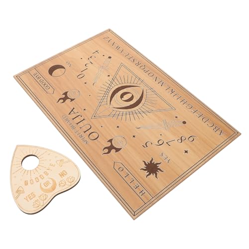 HOODANCOS 1 Satz hölzerne Ornamente Wohnkultur Planke Hexerei Divination gruselig Brettstütze Pendelbrett Pendel-Brieftafel Home-Board-Dekoration Böse Augen Pendel Holz Beige HOODANCOS 1 Satz hölzerne Ornamente Wohnkultur Planke Hexerei Divination gruselig Brettstütze Pendelbrett Pendel-Brieftafel Home-Board-Dekoration Böse Augen Pendel Holz Beige von HOODANCOS