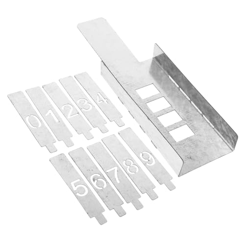 HOODANCOS 1 Set Digitale Form Schreibschrift Acetat Kreide Buchstabenschablonen Kreis Zahlen Wiederverwendbare Schablonen Marker Fußmatte Transparente Große Zahlenschablonen Zum von HOODANCOS