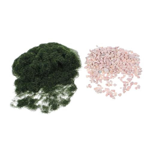 HOODANCOS 1 Set Mikro-landschafts-kunstrasenmatte Aus Graspulver Für DIY-Modelleisenbahn Und Feengarten-landschaften, Ideal Zum Erstellen Realistischer Miniaturlandschaften Und Dioramen, von HOODANCOS