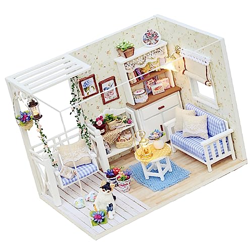 HOODANCOS 1 Stück DIY House Kit Kreatives Handgefertigtes Modell für Erwachsene zum Zusammenbauen und Dekorieren Geeignet für Altersgruppen Fördert die Fantasie Kreative HOODANCOS 1 Stück DIY House Kit Kreatives Handgefertigtes Modell für Erwachsene zum Zusammenbauen und Dekorieren Geeignet für Altersgruppen Fördert die Fantasie Kreative von HOODANCOS
