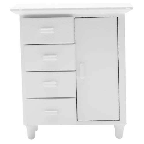 HOODANCOS 1 Stück Kreatives Mini Holzschrank Modell für Puppenhausdekoration Einfach zu Montieren Robust für Kinderzimmer und DIY Projekte von HOODANCOS
