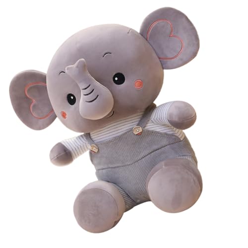 HOODANCOS 1 Stück Plüsch Elefant Kuscheltier für Beruhigungsdoll aus Weichem Material mit Zufälligem Knopf für Babyspielzeug im Kinderzimmer Sicher und Langlebig von HOODANCOS