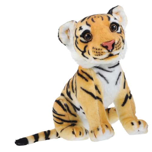 HOODANCOS 1 Stück Simuliertes Tiger Kuscheltier Niedliches Stofftier für Schlafzimmer Dekoration Gelb zum Umarmen und Dekorieren HOODANCOS 1 Stück Simuliertes Tiger Kuscheltier Niedliches Stofftier für Schlafzimmer Dekoration Gelb zum Umarmen und Dekorieren von HOODANCOS