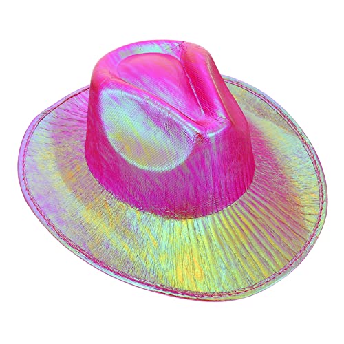 HOODANCOS Cowgirl Hut für Mädchen Glitzer Westernhut Partyhut für Kostüme Halloween Fotografie Bequem und von HOODANCOS