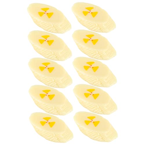HOODANCOS 10 Stück Künstliche Bananenscheiben Realistische PVC Simulation Obstmodelle für Deko und Fotografie für Party und Bildungszwecke HOODANCOS 10 Stück Künstliche Bananenscheiben Realistische PVC Simulation Obstmodelle für Deko und Fotografie für Party und Bildungszwecke von HOODANCOS
