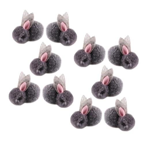 HOODANCOS 10 Stück Mini Kaninchen Plüschtiere für DIY Deko Große Stofftiere für Hüte Kleidung und für Geburtstage und Feiertage HOODANCOS 10 Stück Mini Kaninchen Plüschtiere für DIY Deko Große Stofftiere für Hüte Kleidung und für Geburtstage und Feiertage von HOODANCOS