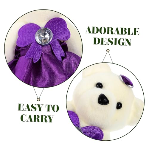 HOODANCOS 10 Stück Teiliges Kleine Plüschbären Weiche Ausgestopfte Teddybären Süße Kuscheltier Dekoration für Hochzeit Blumenstrauß Sofa und Langlebige und Formstabile HOODANCOS 10 Stück Teiliges Kleine Plüschbären Weiche Ausgestopfte Teddybären Süße Kuscheltier Dekoration für Hochzeit Blumenstrauß Sofa und Langlebige und Formstabile von HOODANCOS