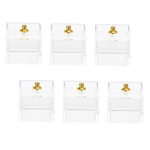 HOODANCOS 10 Stück Teiliges Mini Candy Display Box aus Kunststoff Aufbewahrungsbox für Puppenhaus Dekoration für Süßigkeiten und Kleine Accessoires von HOODANCOS