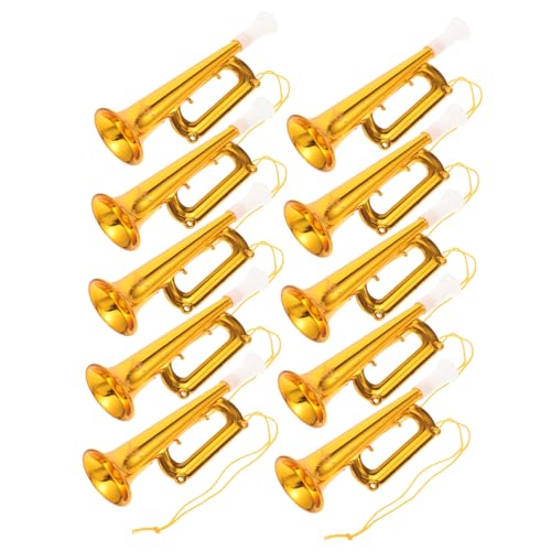 HOODANCOS 10 Stück Teiliges Trompeten für Musikalische Requisiten für Partys Konzerte Sportevents Sicher aus Material für Fröhliche Anlässe und Aktivitäten HOODANCOS 10 Stück Teiliges Trompeten für Musikalische Requisiten für Partys Konzerte Sportevents Sicher aus Material für Fröhliche Anlässe und Aktivitäten von HOODANCOS