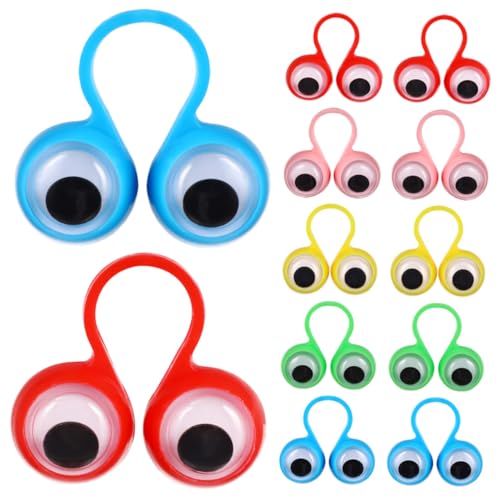 HOODANCOS 100 Stück Augen Fingerpuppen Ringe Eyeball Finger Spielzeuge für Kindergeburtstagsfeiern Halloween und Partyzubehör HOODANCOS 100 Stück Augen Fingerpuppen Ringe Eyeball Finger Spielzeuge für Kindergeburtstagsfeiern Halloween und Partyzubehör von HOODANCOS