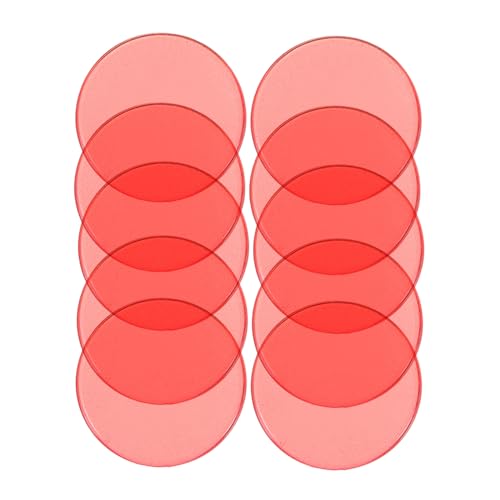HOODANCOS 100 Stück Bingo Chips Halbtransparente Zählmarker für Matheunterricht Spiele Robuste Spielsteine Rot für Bildung Unterhaltung HOODANCOS 100 Stück Bingo Chips Halbtransparente Zählmarker für Matheunterricht Spiele Robuste Spielsteine Rot für Bildung Unterhaltung von HOODANCOS