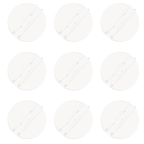 HOODANCOS 100 Stück Kartenhalter für Visitenkarten Transparentes Design Stabil Langlebig für Büro Veranstaltungen Kompakt Platzsparend Organisation für Karten von HOODANCOS