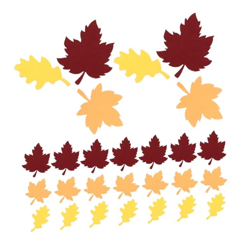 HOODANCOS 100 Stück Konfetti Aus Ahornblättern Fallen Konfetti Im Herbst Vorabend Baum Junge Thanksgiving-konfetti Streuen Thanksgiving-tischstreuung Thema Party Danksagung Oh Papier von HOODANCOS