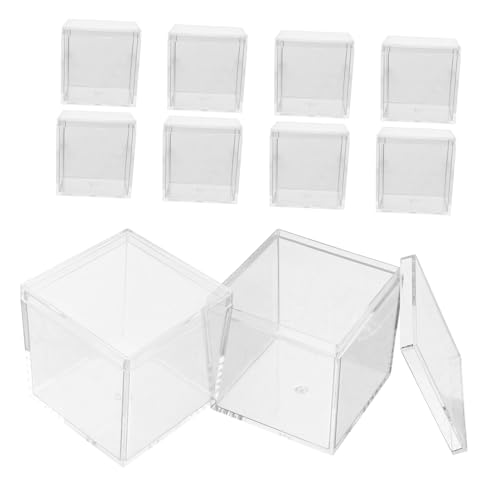 HOODANCOS 10Stücke Lebensmittelgeeignete Transparente Kunststoffboxen mit Deckel für Mineralproben und Sammlerstücke Effiziente Aufbewahrung und Schutz Feuchtigkeit HOODANCOS 10Stücke Lebensmittelgeeignete Transparente Kunststoffboxen mit Deckel für Mineralproben und Sammlerstücke Effiziente Aufbewahrung und Schutz Feuchtigkeit von HOODANCOS