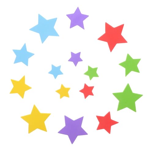 HOODANCOS 10er-Pack Schaumstoff-sternaufkleber: Selbstklebende Aufkleber Aus Eva-Schaum in Sternform Zum Basteln Von Feiertagsthemen, Für Wände, Notizbücher, Scrapbooking, DIY-bastelbedarf HOODANCOS 10er-Pack Schaumstoff-sternaufkleber: Selbstklebende Aufkleber Aus Eva-Schaum in Sternform Zum Basteln Von Feiertagsthemen, Für Wände, Notizbücher, Scrapbooking, DIY-bastelbedarf von HOODANCOS