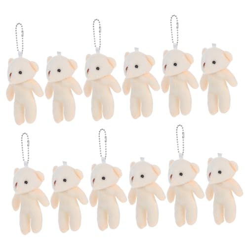 HOODANCOS 12 Stück Hängende Süße Mini als Schlüsselanhänger Niedliche Plüschtiere für Taschen Hochzeiten Abschlussfeiern und Valentinstag HOODANCOS 12 Stück Hängende Süße Mini als Schlüsselanhänger Niedliche Plüschtiere für Taschen Hochzeiten Abschlussfeiern und Valentinstag von HOODANCOS