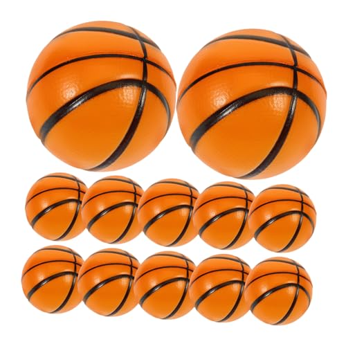 HOODANCOS 12 Stück Mini Basketball Stressbälle Squeeze für Stressabbau Hochwertige PU Stretchbälle für Partys Füller für Mitgebsel Indoor Outdoor Spaß HOODANCOS 12 Stück Mini Basketball Stressbälle Squeeze für Stressabbau Hochwertige PU Stretchbälle für Partys Füller für Mitgebsel Indoor Outdoor Spaß von HOODANCOS