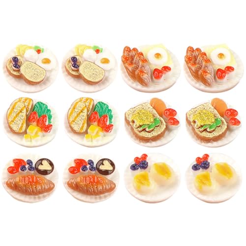 HOODANCOS 12 Stück Miniatur Lebensmittel Zubehör Teiliges für Puppenhaus Dekoration Realistische Snacks und Süßigkeiten für Kreative Rollenspiele und Miniatur Szenen HOODANCOS 12 Stück Miniatur Lebensmittel Zubehör Teiliges für Puppenhaus Dekoration Realistische Snacks und Süßigkeiten für Kreative Rollenspiele und Miniatur Szenen von HOODANCOS