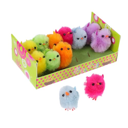 HOODANCOS 12 Stück Realistische Mini Hühnerfiguren für Ostern Dekoration für Partys und Zuhause für Haustiere und Deko HOODANCOS 12 Stück Realistische Mini Hühnerfiguren für Ostern Dekoration für Partys und Zuhause für Haustiere und Deko von HOODANCOS