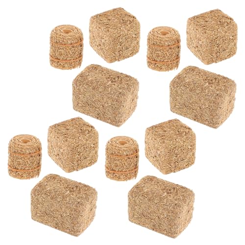 HOODANCOS 12 Stück Simuliertes Heuhaufenmodell Herbstheuballen Realistische Heuballen Spielzeugheuballen Winzige Strohballen Miniaturfigur Dekoration Winzige Simulation Künstliches HOODANCOS 12 Stück Simuliertes Heuhaufenmodell Herbstheuballen Realistische Heuballen Spielzeugheuballen Winzige Strohballen Miniaturfigur Dekoration Winzige Simulation Künstliches von HOODANCOS
