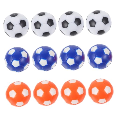 HOODANCOS 12 Stück Tischfußball Bälle Austauschbare Mini Fußbälle in Bunten Farben für Standard Tischfußballspiele für Partys und Unterhaltung von HOODANCOS