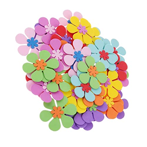 HOODANCOS 120 Stück DIY Schaumstoff Blumen Dekoration Bastelblumen für Kindergarten und Grundschule Kreative Blumenverzierung für DIY Bastelprojekte HOODANCOS 120 Stück DIY Schaumstoff Blumen Dekoration Bastelblumen für Kindergarten und Grundschule Kreative Blumenverzierung für DIY Bastelprojekte von HOODANCOS