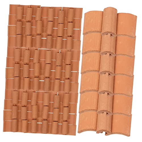 HOODANCOS 120Stücke Teiliges Miniaturdachziegel Modell für DIY Rote Fliesen für Puppenhäuser und Miniatur Szenen Einfach zu Verwenden und Kreativ Gestaltbar HOODANCOS 120Stücke Teiliges Miniaturdachziegel Modell für DIY Rote Fliesen für Puppenhäuser und Miniatur Szenen Einfach zu Verwenden und Kreativ Gestaltbar von HOODANCOS