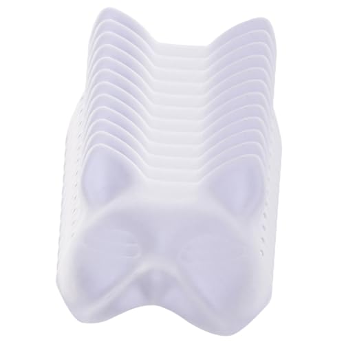 HOODANCOS 12Stücke Katzenmasken DIY Handgemalte Papiermasken für Cosplay und Partys und Sicher HOODANCOS 12Stücke Katzenmasken DIY Handgemalte Papiermasken für Cosplay und Partys und Sicher von HOODANCOS