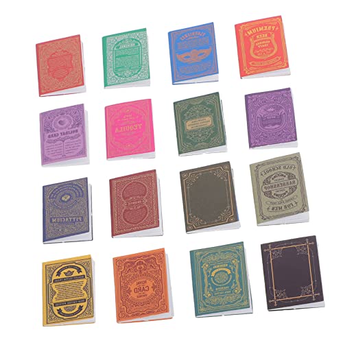 HOODANCOS 16 Stück Mini Klassisches Notizbuch Puppenhaus Mini Buch Miniatur Bücher Modell Miniaturen Buch Mini Puppenhaus Blanko Bücher Miniatur Puppenhaus Bücher Puppenhaus Buch Blanko HOODANCOS 16 Stück Mini Klassisches Notizbuch Puppenhaus Mini Buch Miniatur Bücher Modell Miniaturen Buch Mini Puppenhaus Blanko Bücher Miniatur Puppenhaus Bücher Puppenhaus Buch Blanko von HOODANCOS