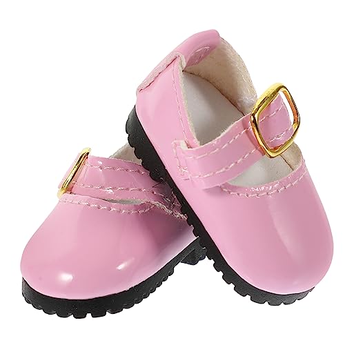 HOODANCOS 1Paar Puppenschuhe aus Leder für Mädchen Dekorationsschuhe für Bjd Puppen für Puppen Outfits Geeignet für Baumwollpuppen von HOODANCOS