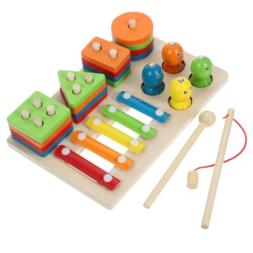 HOODANCOS 1Satz Holz Sortier und Stapelspielzeug für Kleinkinder Magnetisches Angelspielzeug für Frühe Formsortierung Interaktives Lernspielzeug Sicher und Tragbar Fördert Kreativität HOODANCOS 1Satz Holz Sortier und Stapelspielzeug für Kleinkinder Magnetisches Angelspielzeug für Frühe Formsortierung Interaktives Lernspielzeug Sicher und Tragbar Fördert Kreativität von HOODANCOS