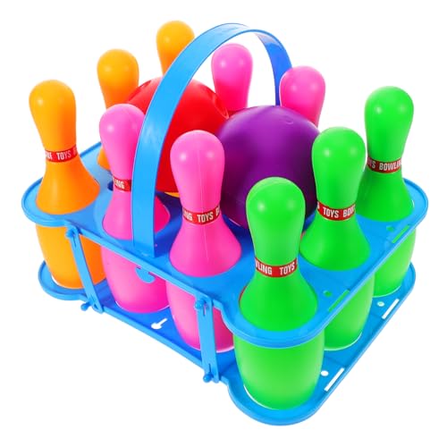 HOODANCOS 1Satz Interaktives Bowling Set für Bunte und Bälle für Drinnen und Draußen für Kindergarten und Familienaktivitäten Fördert Bewegung und Spaß HOODANCOS 1Satz Interaktives Bowling Set für Bunte und Bälle für Drinnen und Draußen für Kindergarten und Familienaktivitäten Fördert Bewegung und Spaß von HOODANCOS