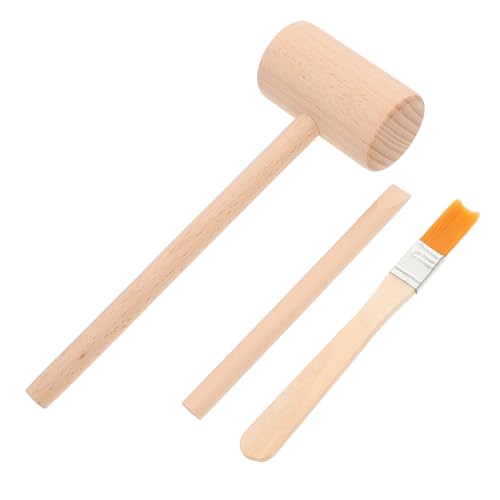 HOODANCOS 1Satz Kinderwerkzeug Set aus Holz Meißel Hammer und Bürste für Ausgrabungen und für Kreative Entdeckungen HOODANCOS 1Satz Kinderwerkzeug Set aus Holz Meißel Hammer und Bürste für Ausgrabungen und für Kreative Entdeckungen von HOODANCOS