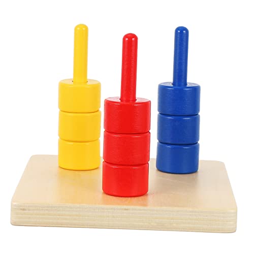 HOODANCOS 1Satz Kreatives Farben und Formen Lernspielzeug für Kleinkinder Kognitive Stapel und Sortierscheiben aus Natürlichem Erkennungsspielzeug für Frühkindliche Bildung HOODANCOS 1Satz Kreatives Farben und Formen Lernspielzeug für Kleinkinder Kognitive Stapel und Sortierscheiben aus Natürlichem Erkennungsspielzeug für Frühkindliche Bildung von HOODANCOS