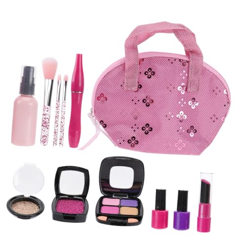 HOODANCOS 1Satz Make Up Set für Hochwertiges Kosmetikset Sicher aus Lebensmittelechtem für Rollenspiele und Kinderpartys Langlebig und Realistisch Fördert Kreatives von HOODANCOS