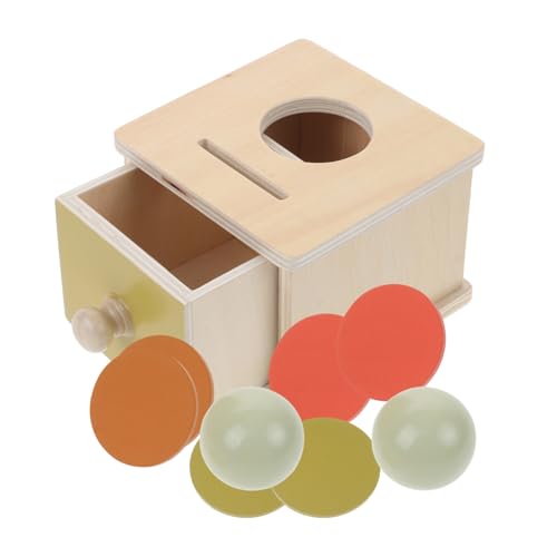 HOODANCOS 1Satz Montessori Holzsortierspielzeug für Kognitives mit und Ballabwurf Funktion Tragbare Box für Feinmotorik und Lernspaß HOODANCOS 1Satz Montessori Holzsortierspielzeug für Kognitives mit und Ballabwurf Funktion Tragbare Box für Feinmotorik und Lernspaß von HOODANCOS