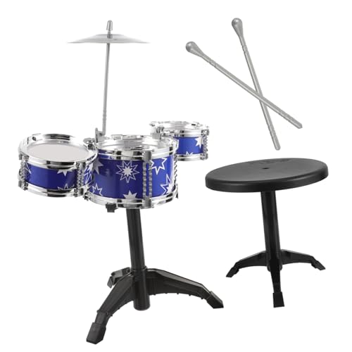 HOODANCOS 1Satz Musikinstrumente Dreiteilige Trommel für Kleinkinder Lernspielzeug Frühkindlichen Entwicklung mit Stuhl Robust und Sicher HOODANCOS 1Satz Musikinstrumente Dreiteilige Trommel für Kleinkinder Lernspielzeug Frühkindlichen Entwicklung mit Stuhl Robust und Sicher von HOODANCOS